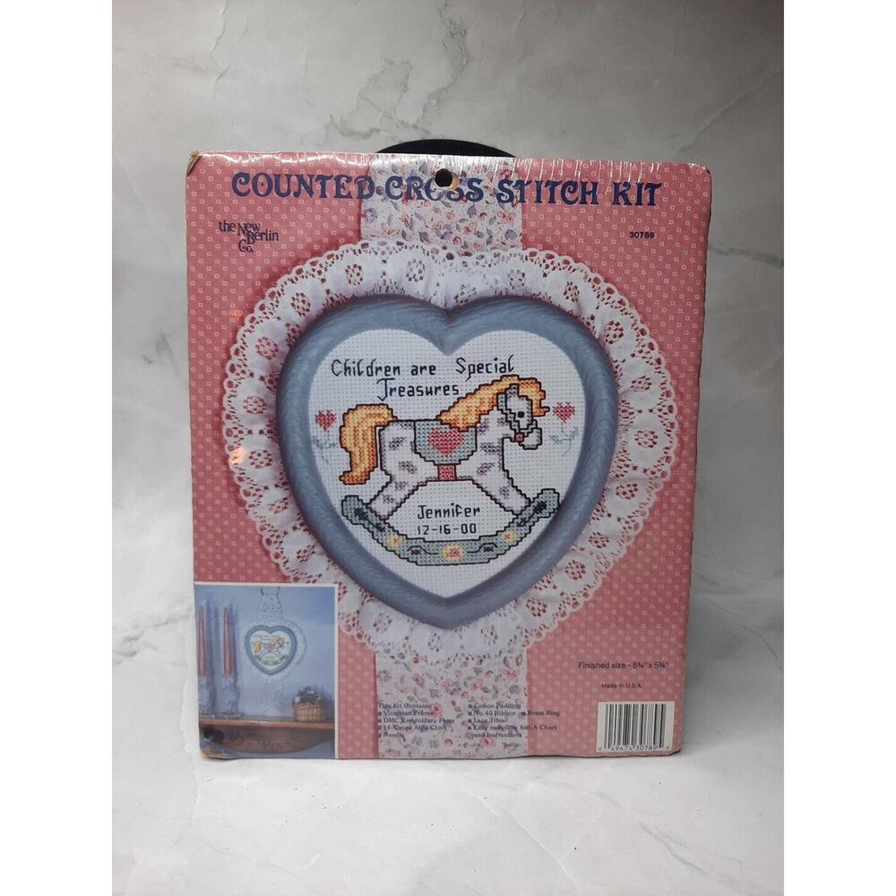 The New Berlin Co Counted Cross Stitch Rocking Horse 30789